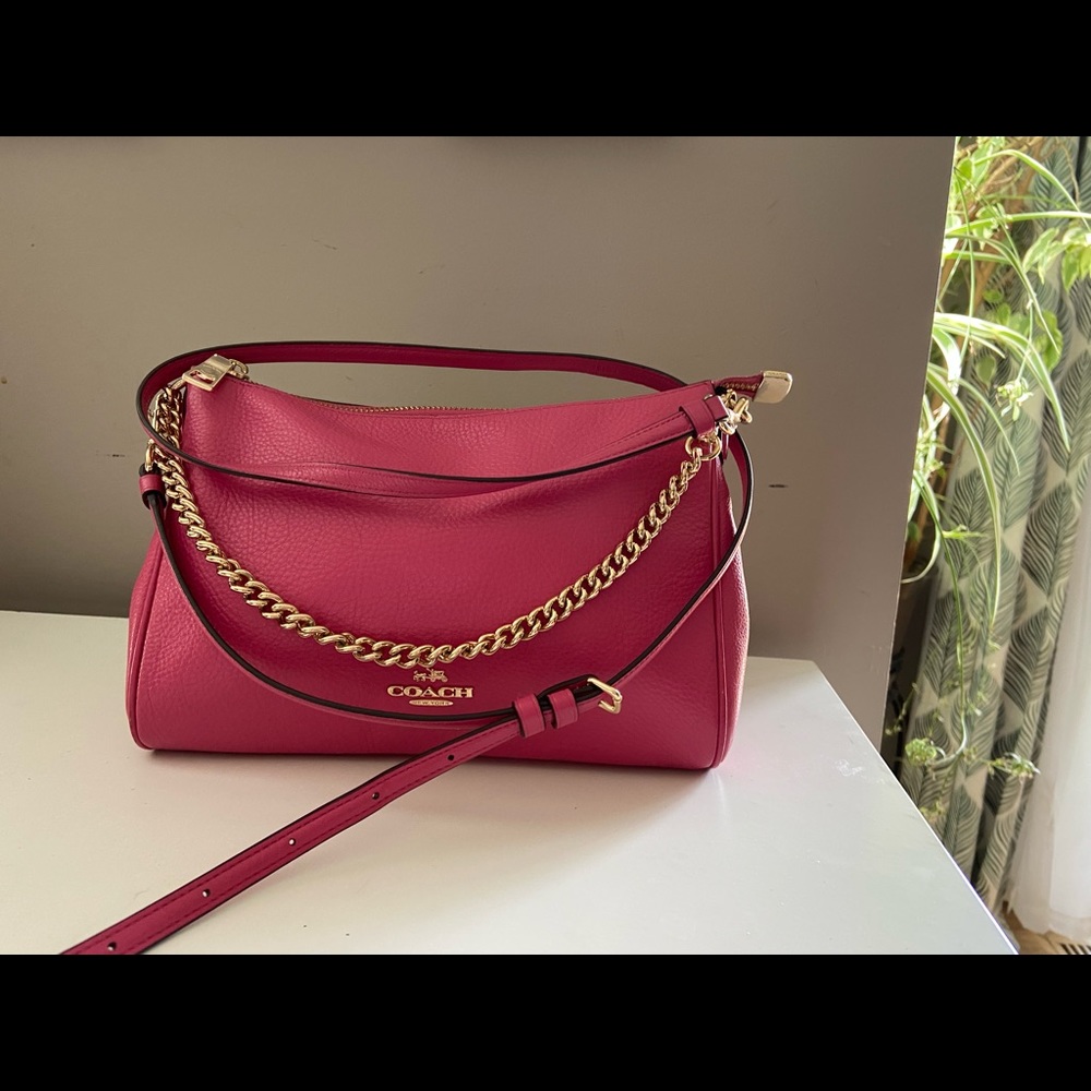 Coach leather handbag